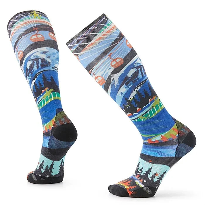 Smartwool Ski Zero Cushion Print OTC Socks