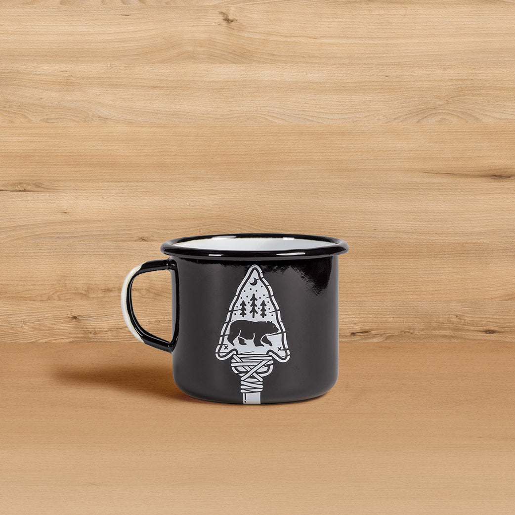 Emalco Enamel Arrow Coffee Mug