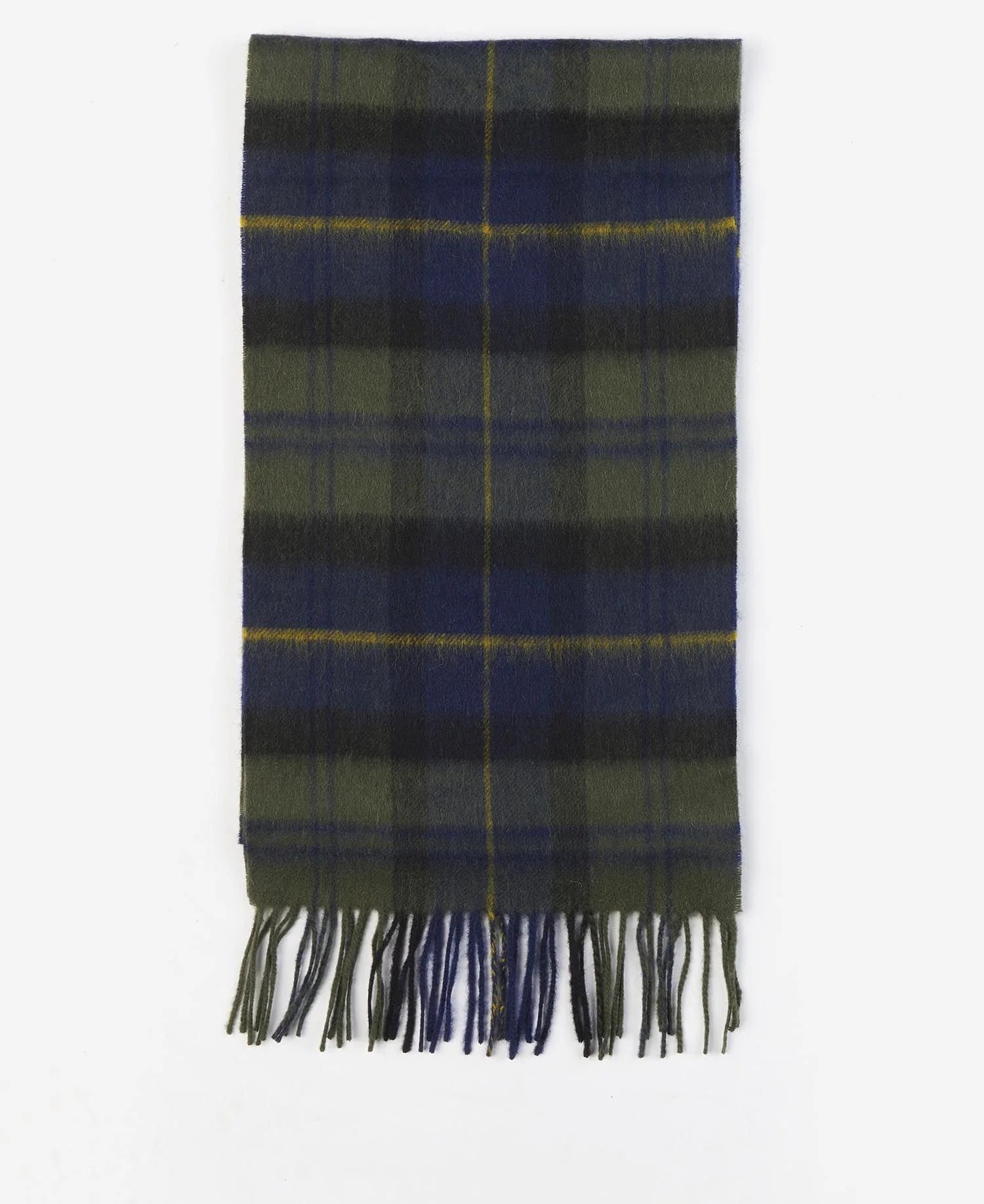 Barbour Wool Cashmere Tartan Scarf