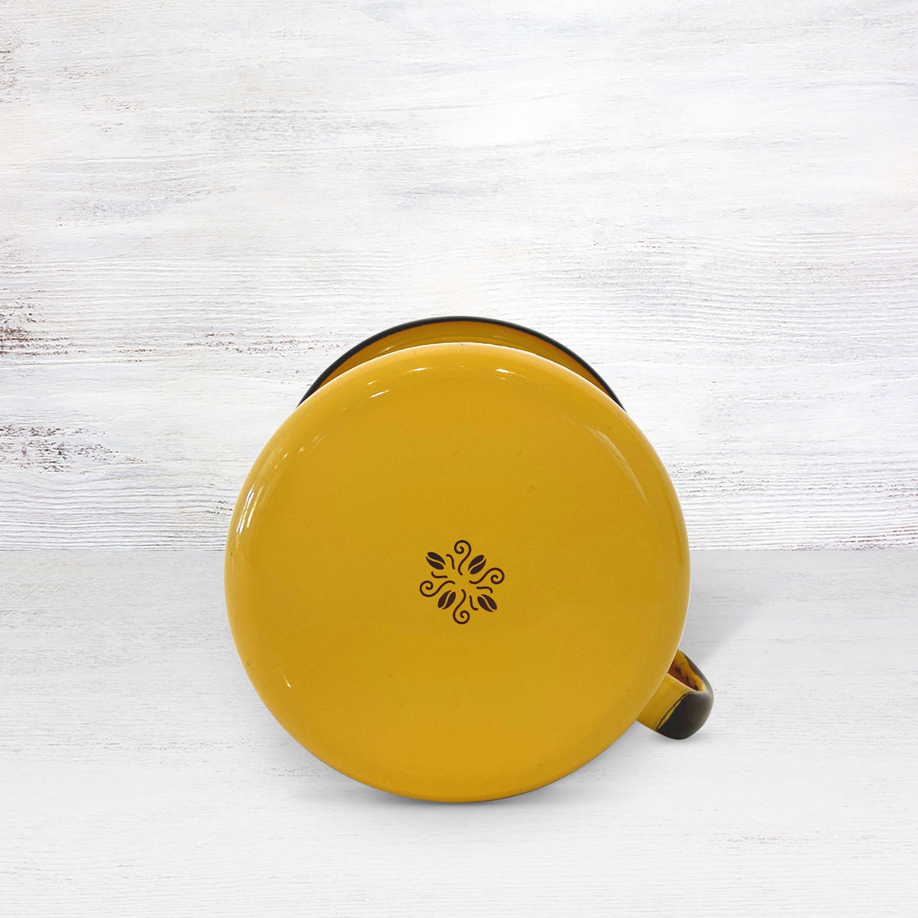 WM. Goat Coffee Enamelware Mug