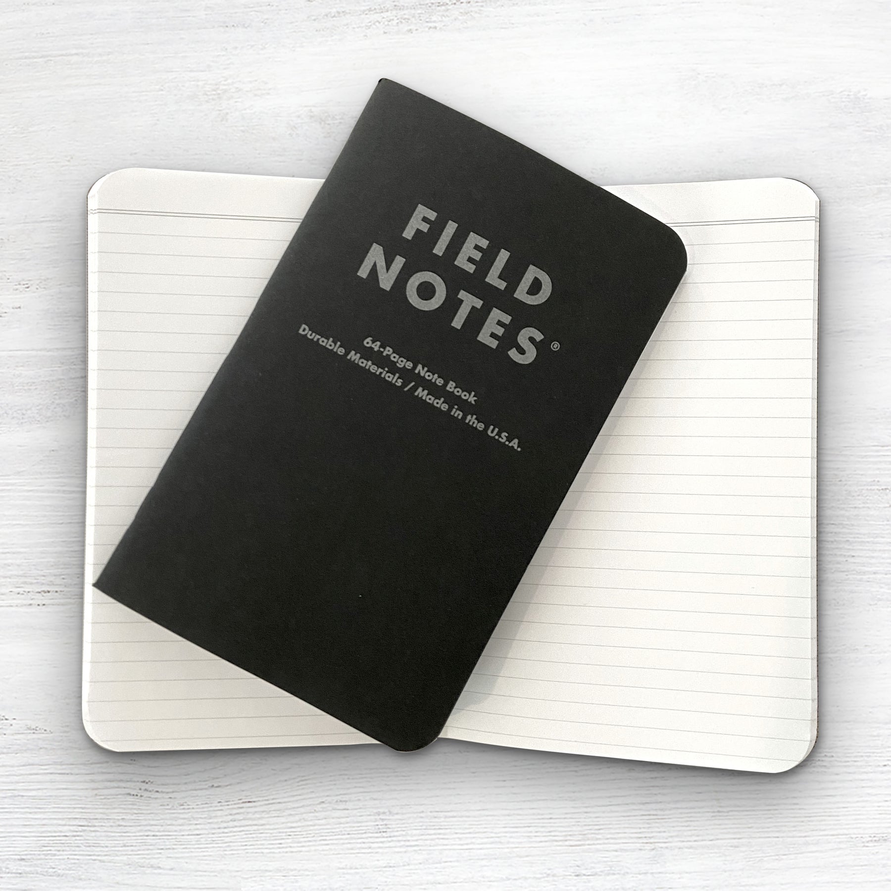Field Notes Pitch Black Ruled Note Book 2-Pack