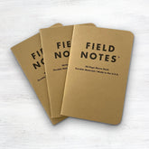 Field Notes Original Kraft Plain 3-Pack