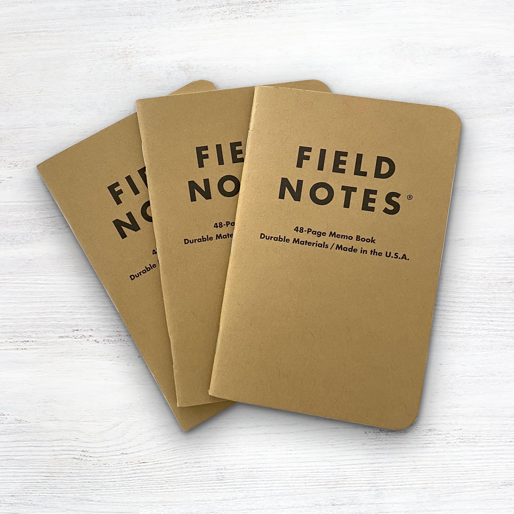 Field Notes Original Kraft Ruled 3-Pack