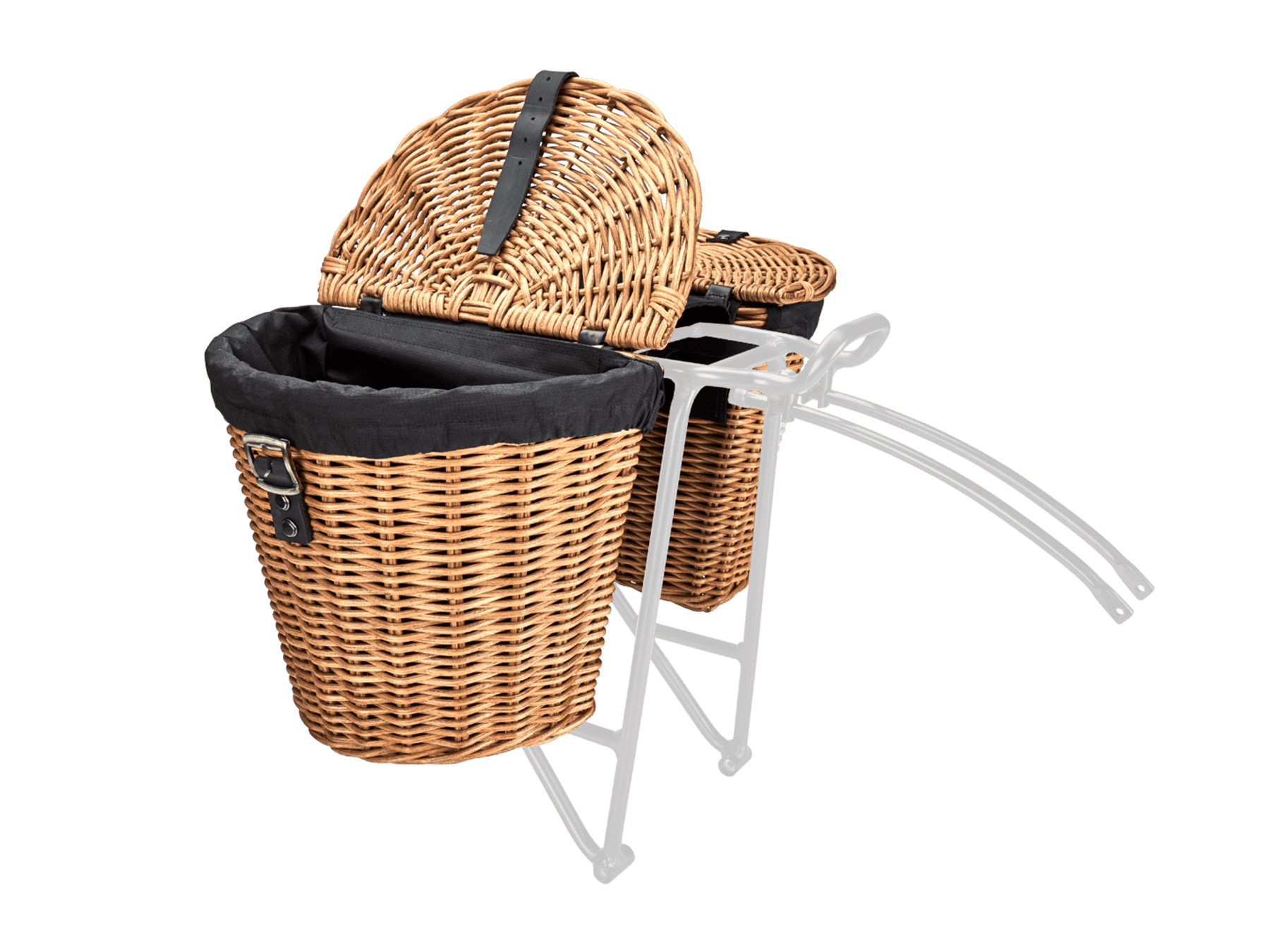 Electra Rattan Pannier Basket