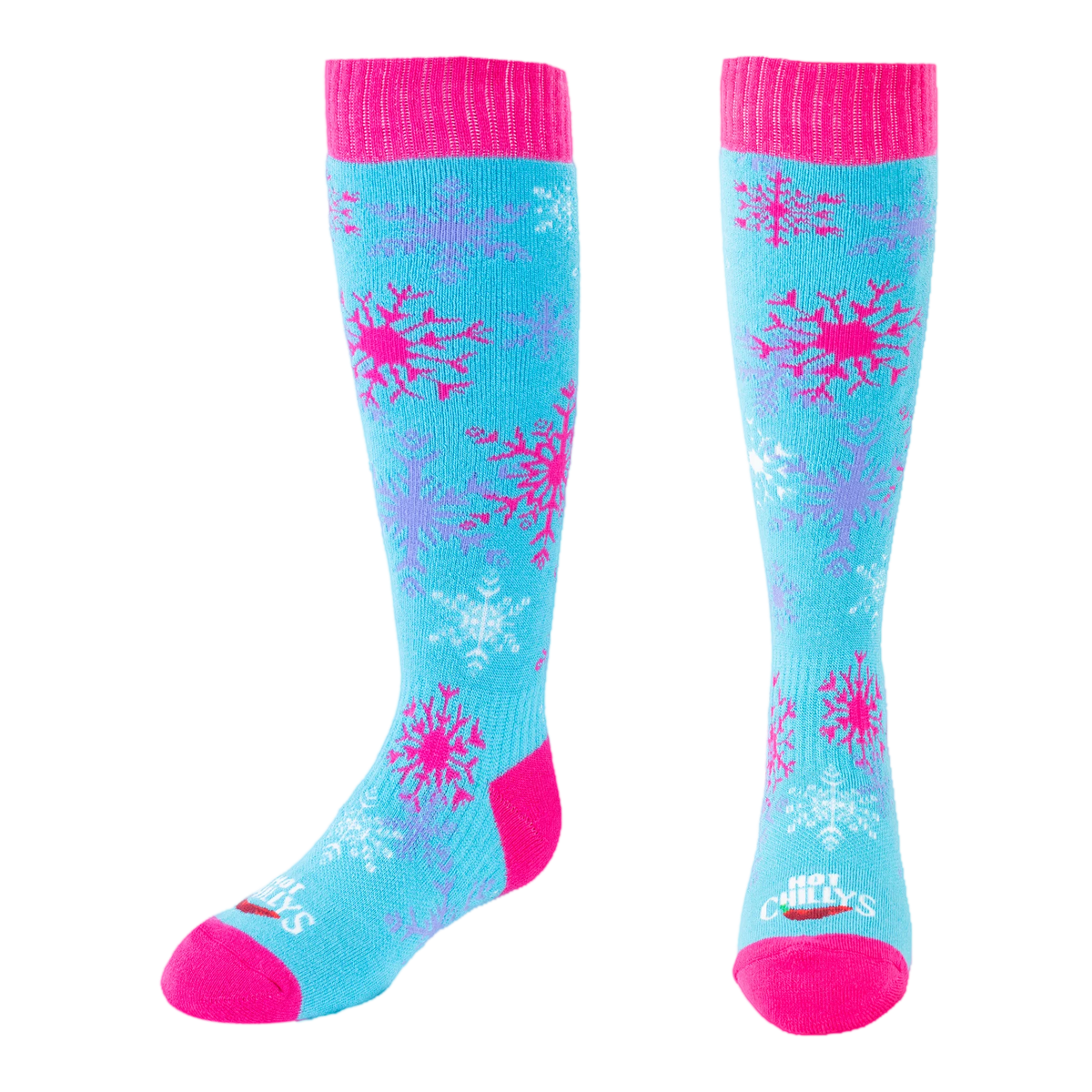 Hot Chillys Youth Snowflake MV Sock
