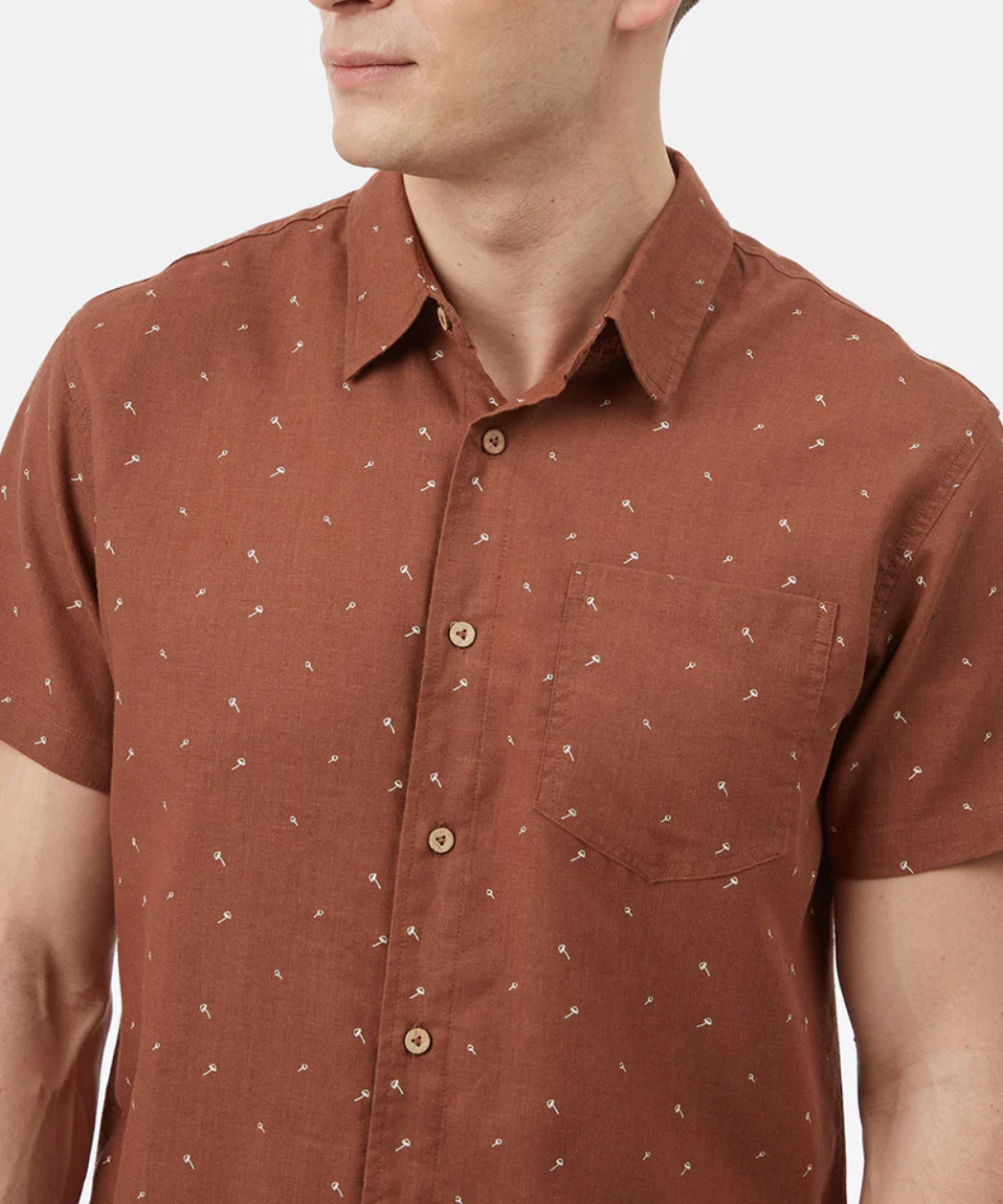 TenTree Men's Mushroom Mancos SS Shirt