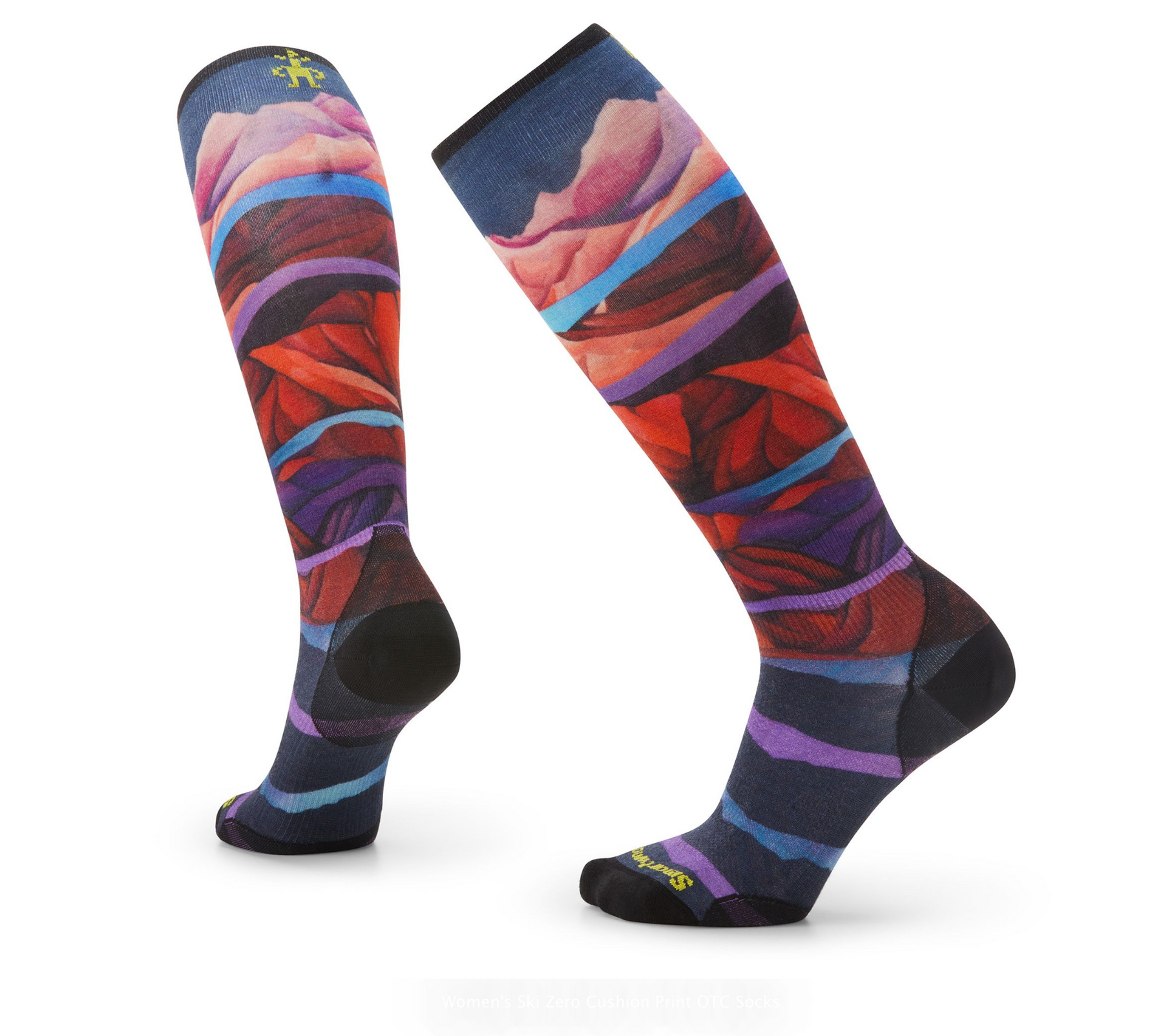 Smartwool Women's Ski Zero Cushion Print OTC Socks