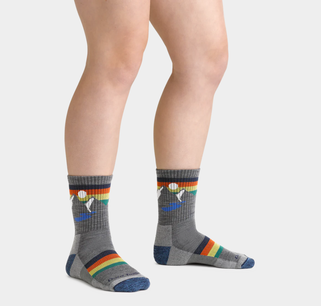 Darn Tough Kids' Sunset Ridge Micro Crew Light Weight Sock