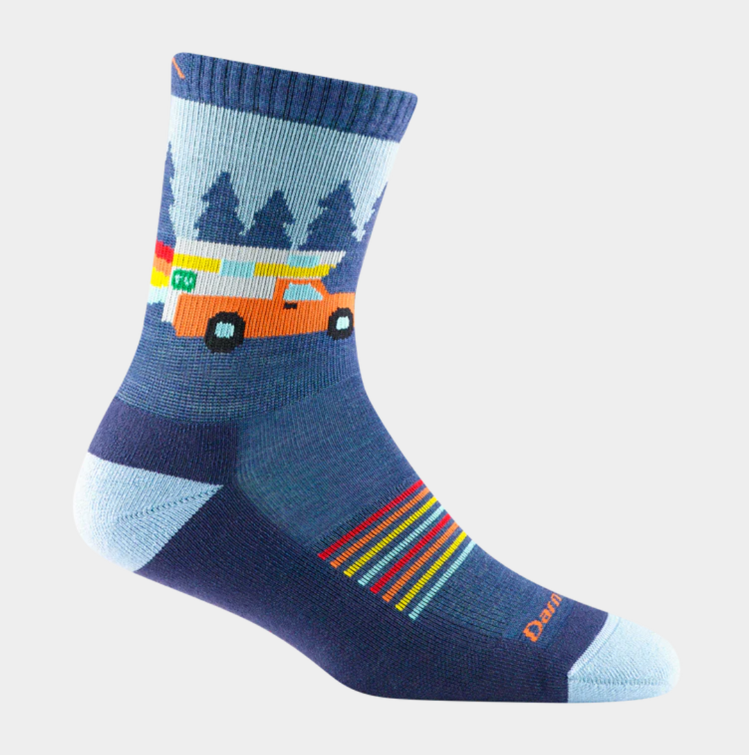 Darn Tough Kids' Van Wild Micro-Crew Lightweight Sock