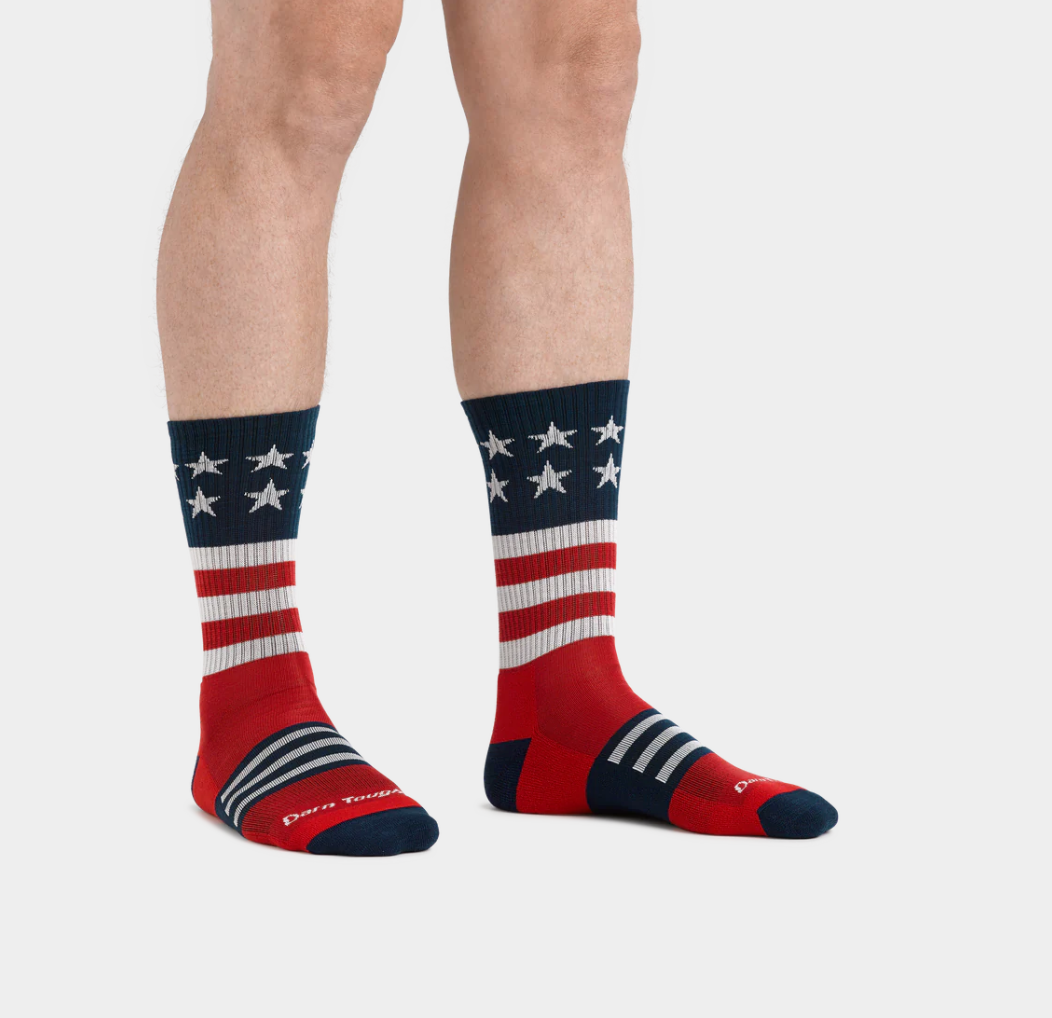 Darn Tough Men's Captain Stripe Micro-Crew Lightweight Sock