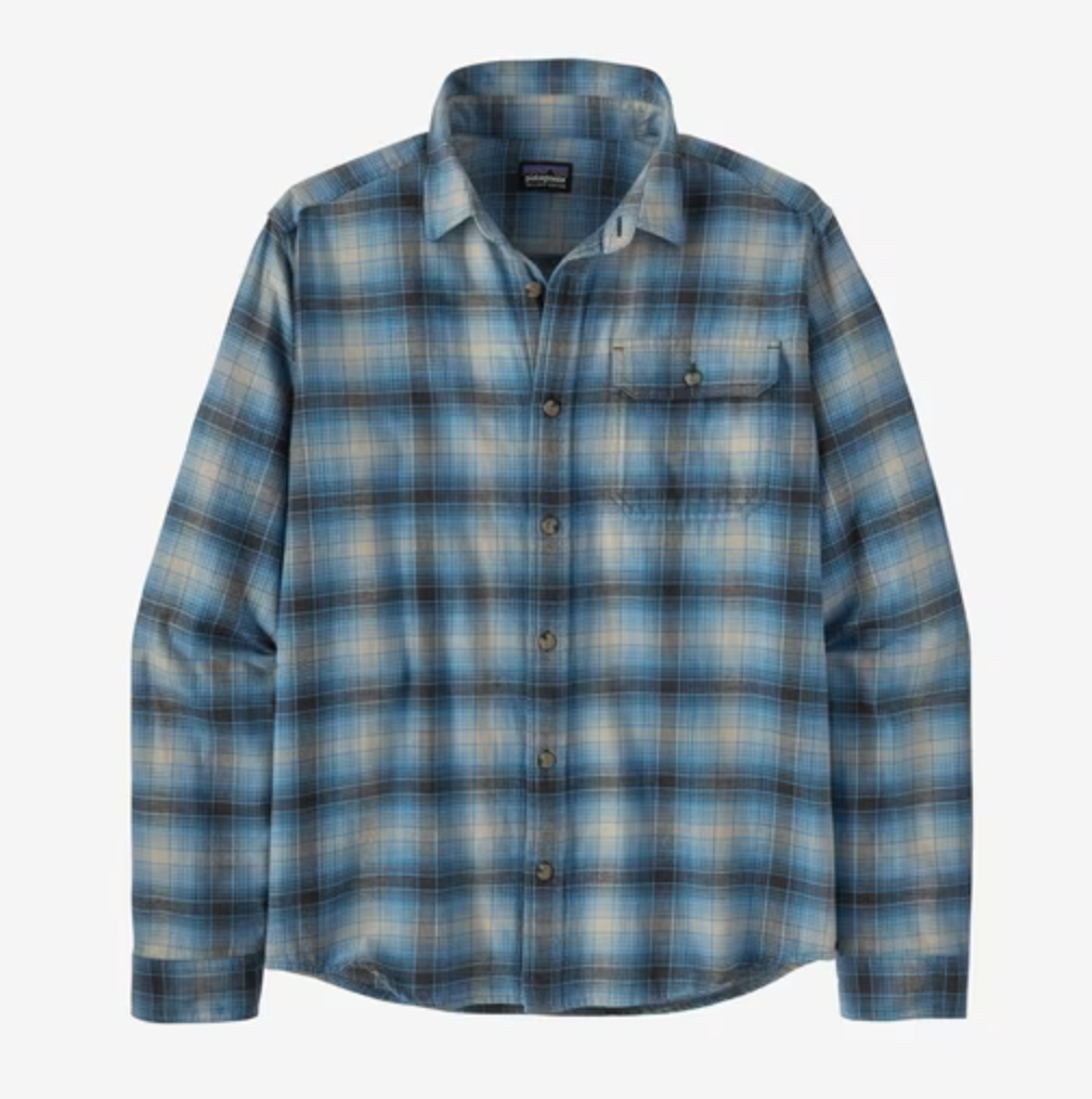 Patagonia Men's L/S Cotton in Conversion LW Fjord Flannel Shirt