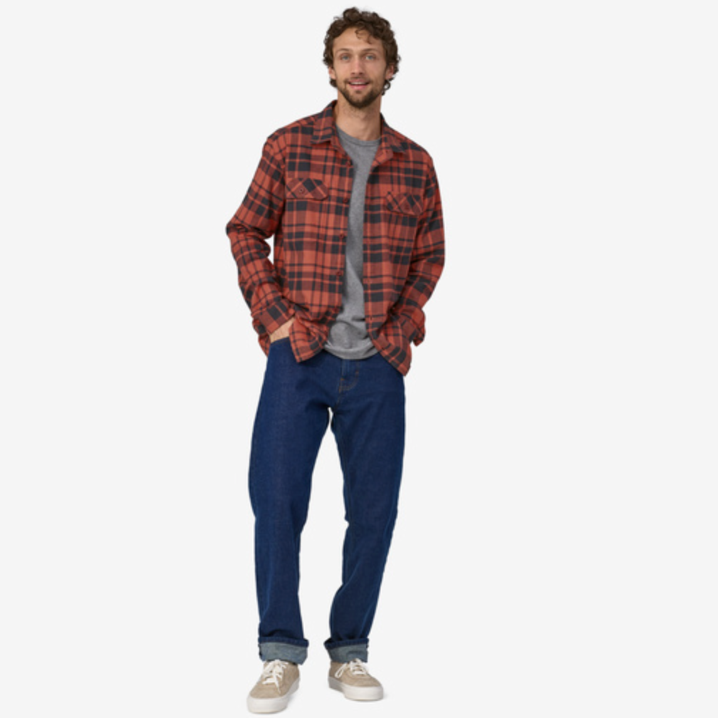 Patagonia Men's L/S Organic Cotton MW Fjord Flannel Shirt
