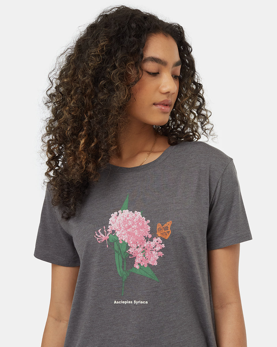 TenTree Women's Monarch Botanical T-Shirt