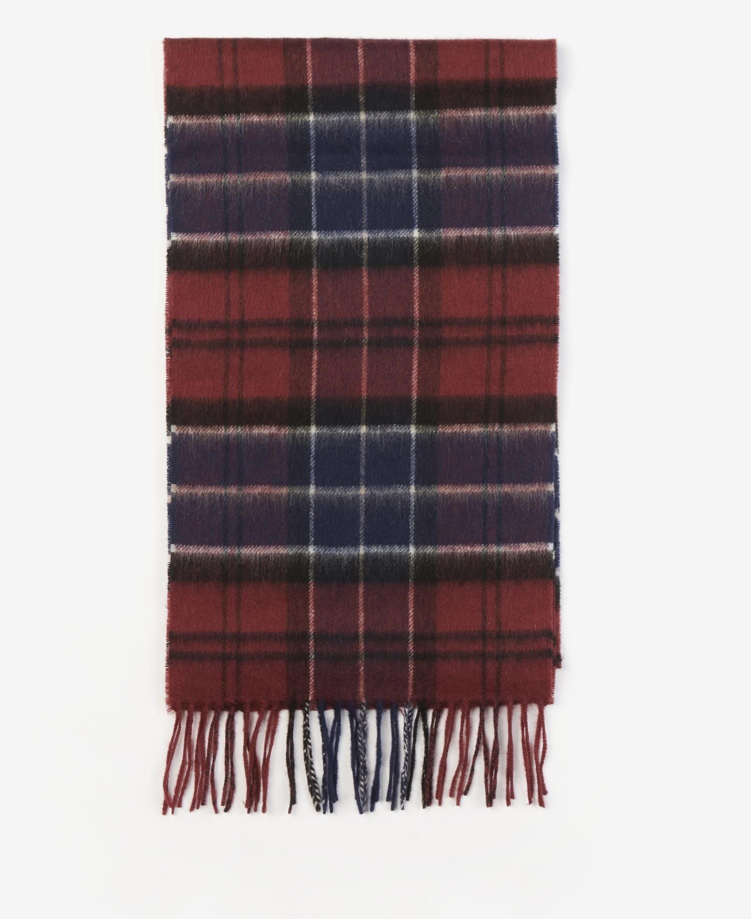 Barbour Wool Cashmere Tartan Scarf