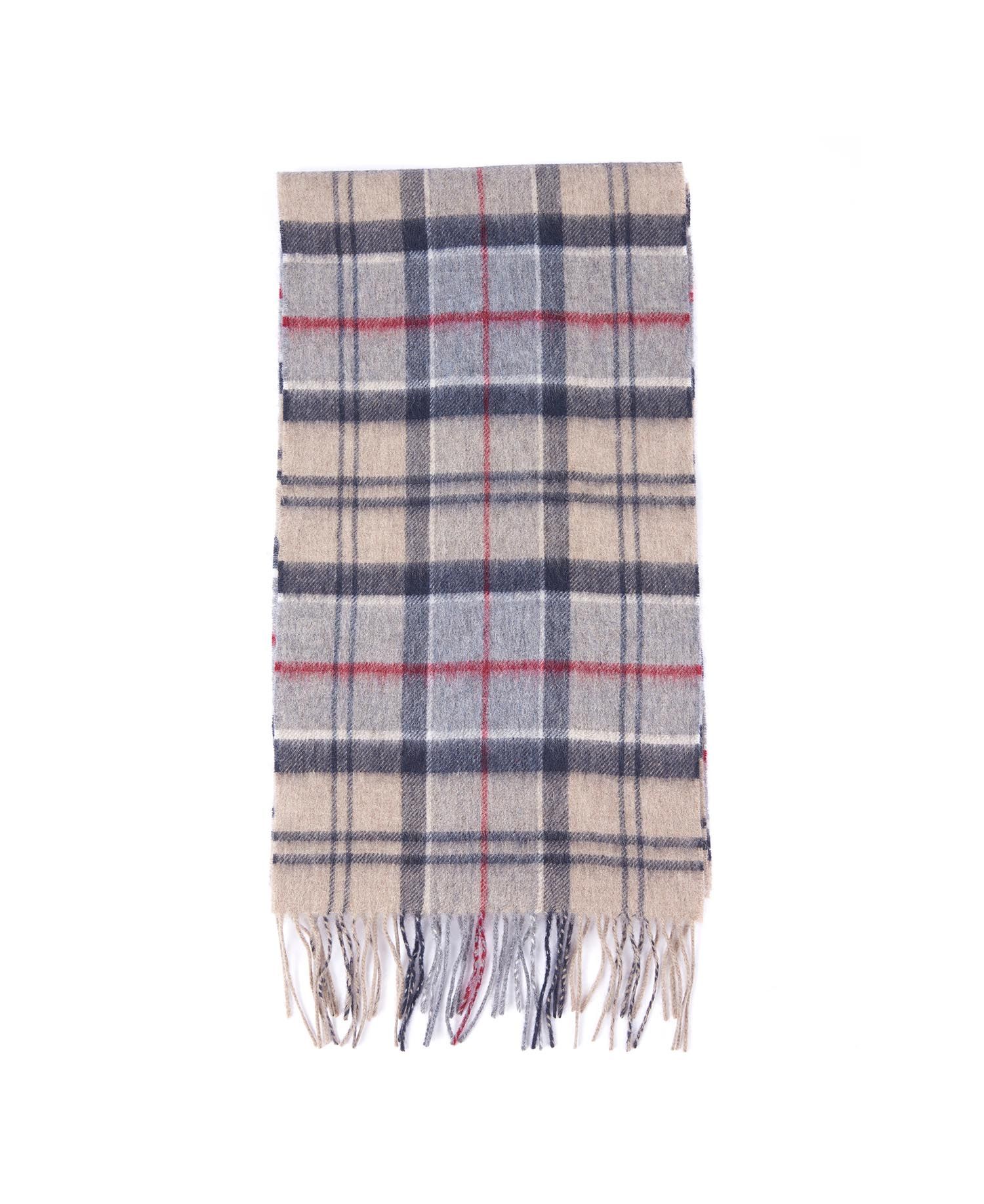 Barbour Wool Cashmere Tartan Scarf