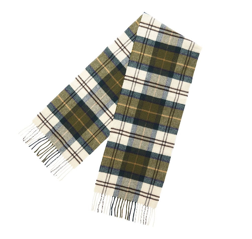 Barbour Wool Cashmere Tartan Scarf