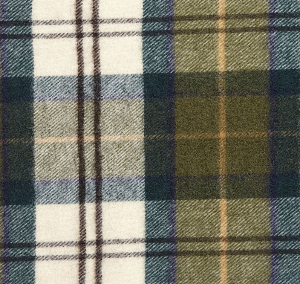 Barbour Wool Cashmere Tartan Scarf