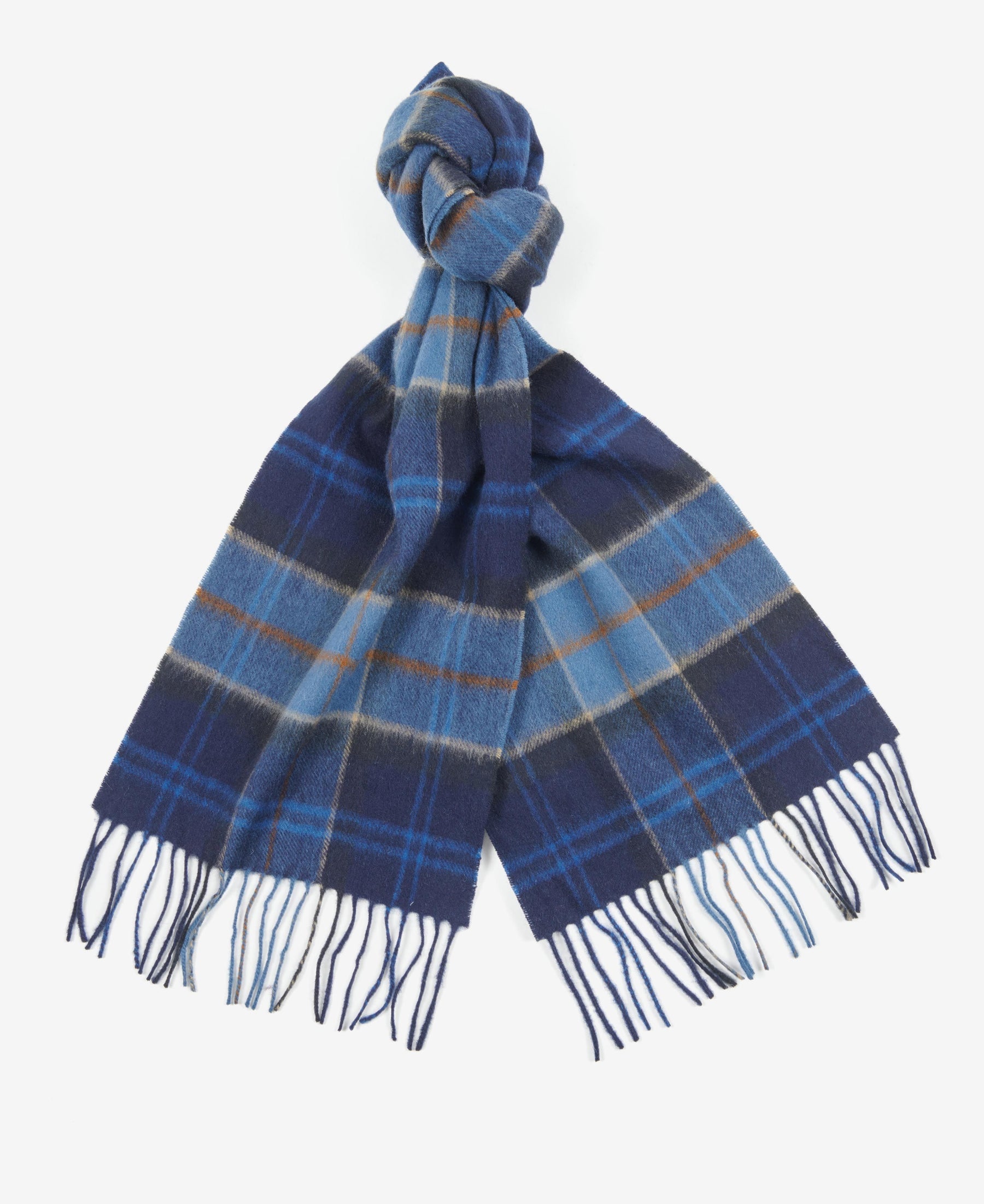 Barbour Wool Cashmere Tartan Scarf