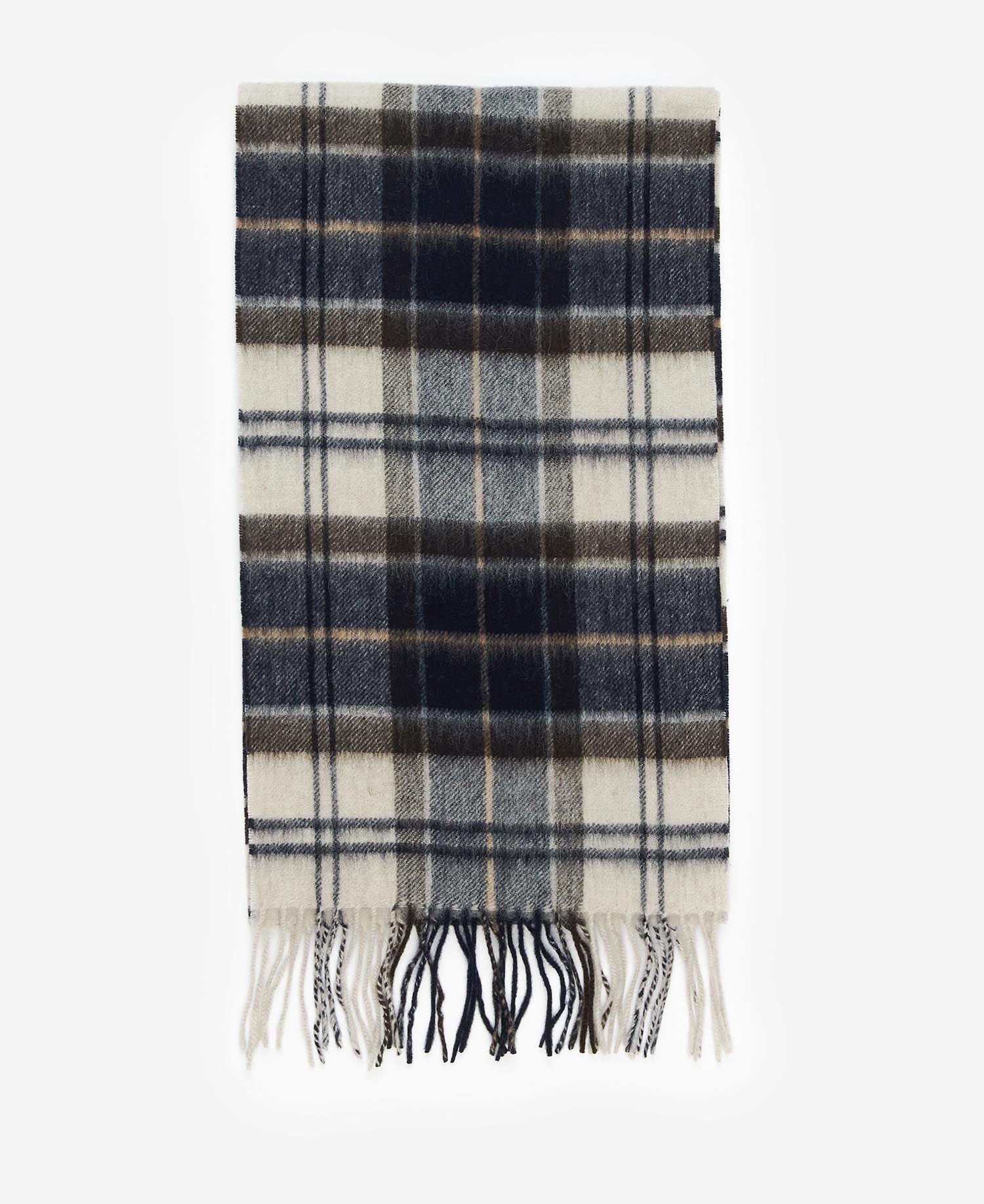 Barbour Wool Cashmere Tartan Scarf