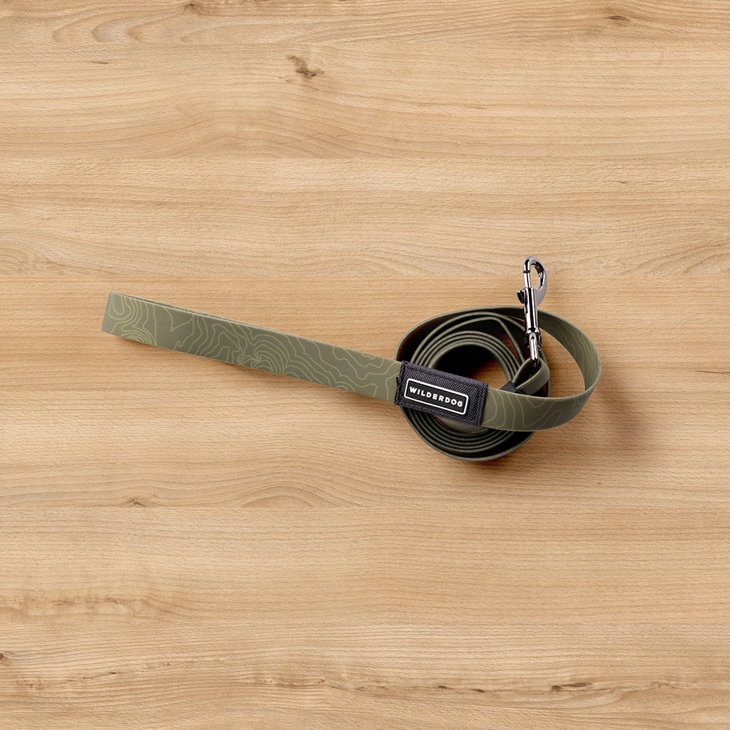 Wilderdog Olive Waterproof Leash