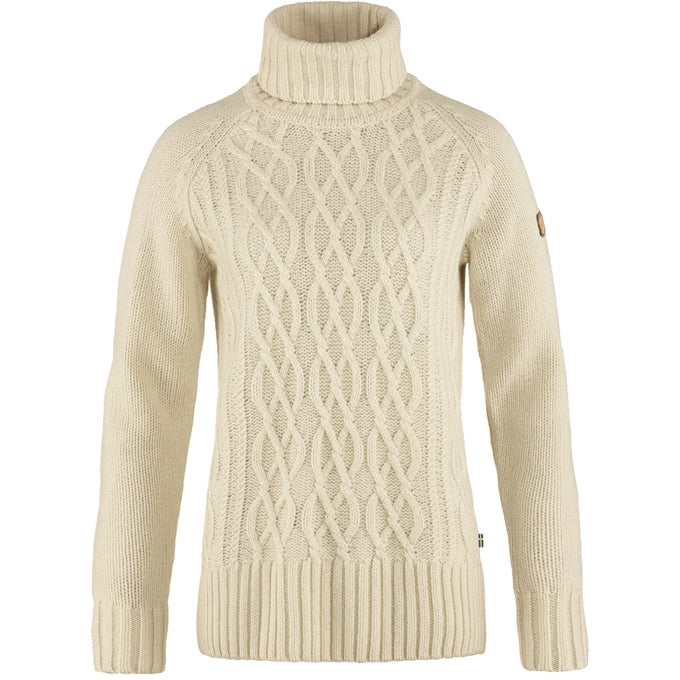 Fjallraven Women's Ovik Cable Knit Roller Neck