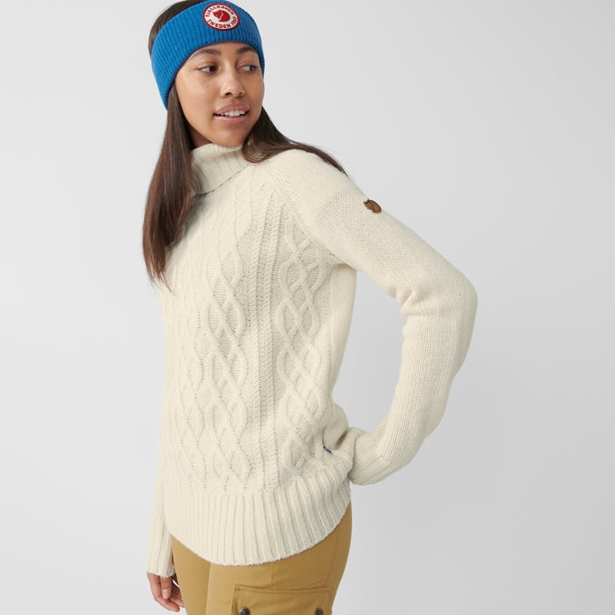 Fjallraven Women's Ovik Cable Knit Roller Neck