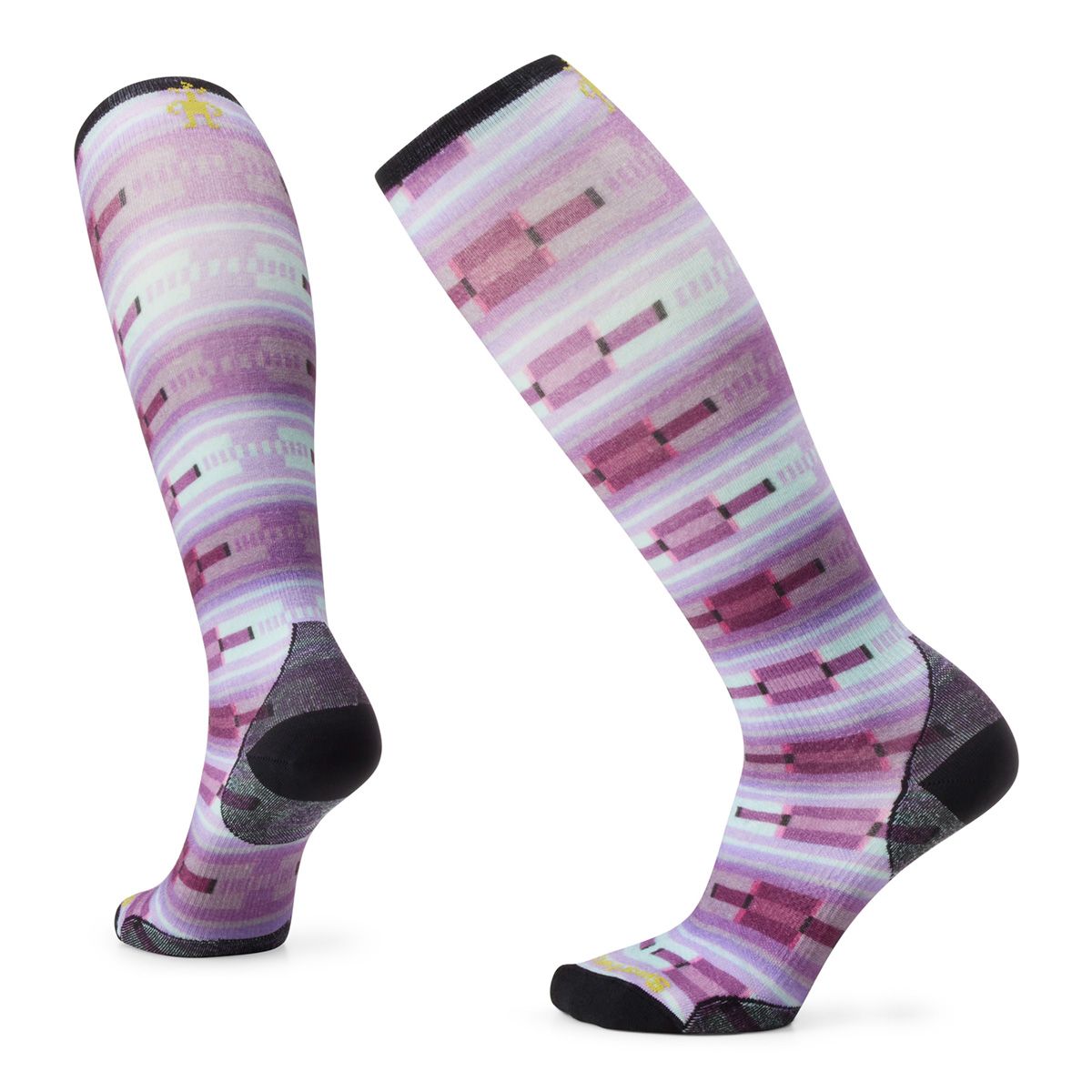 Smrtwool Women's Ski Zero Cushion Flirt With Me Print OTC Socks