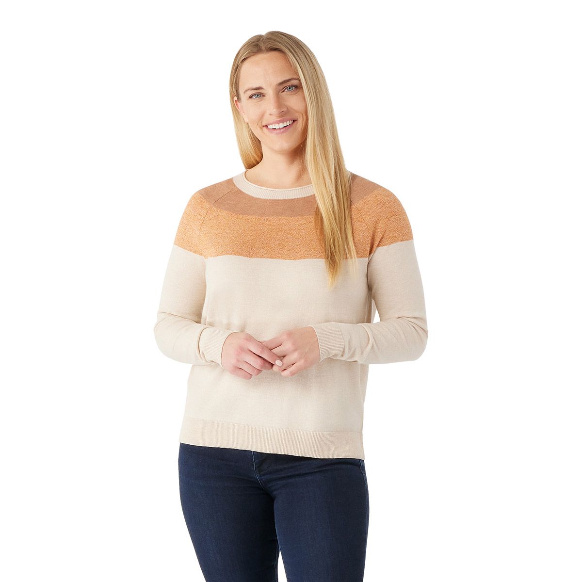 Smartwool Women's Edgewood Colorblock Crew Sweater