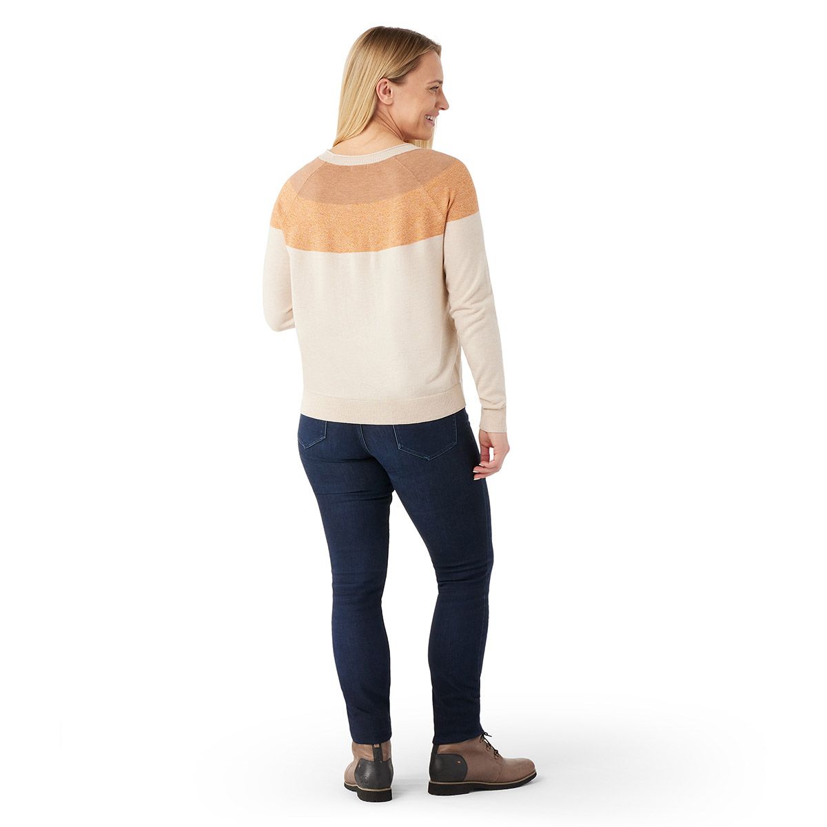 Smartwool Women's Edgewood Colorblock Crew Sweater