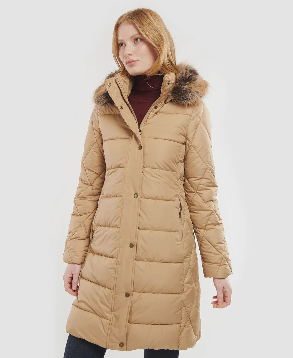 Barbour coat with outlet fur hood