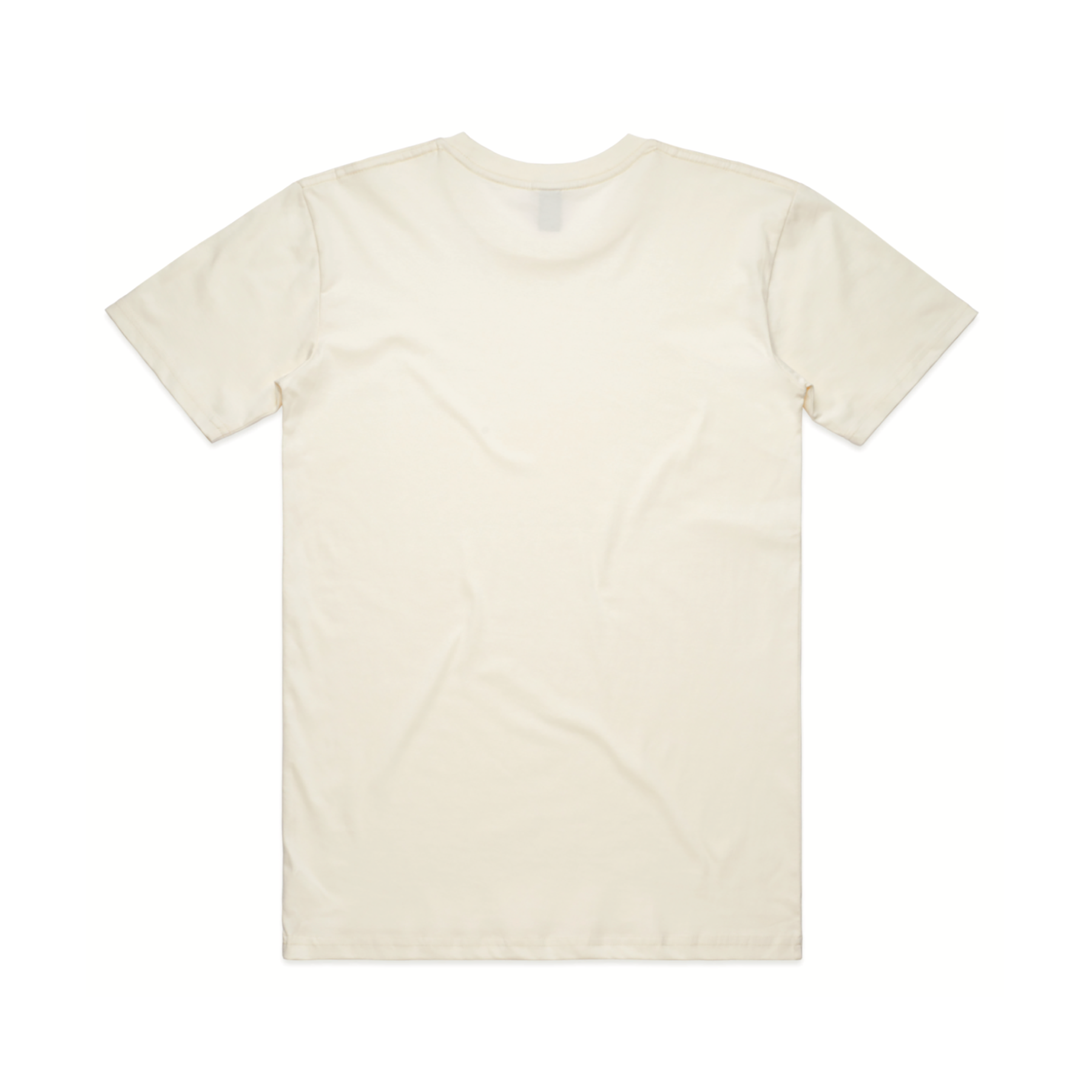 Back of natural white carry forth tee