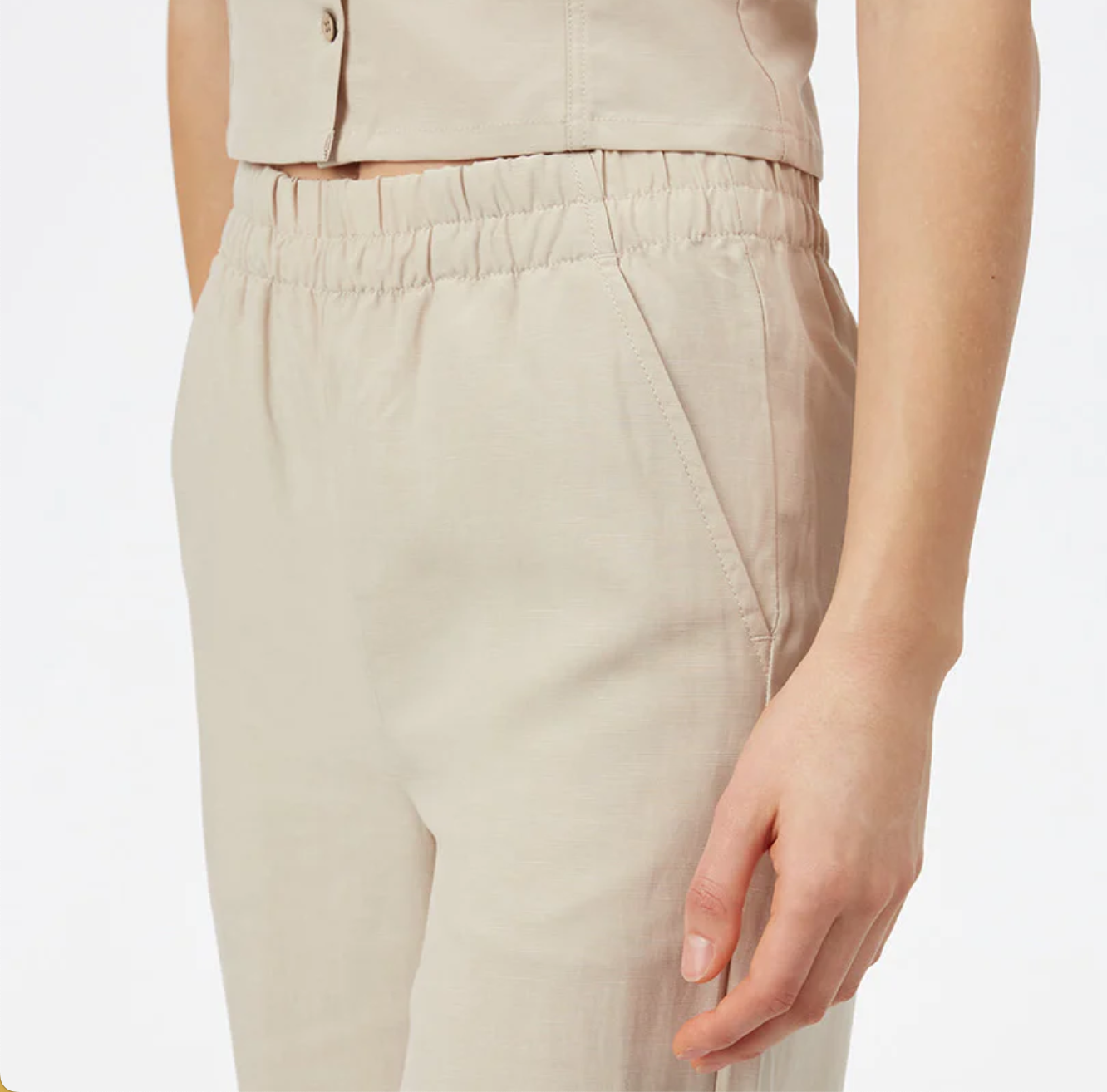 TenTree Women's Linen Billow Pant
