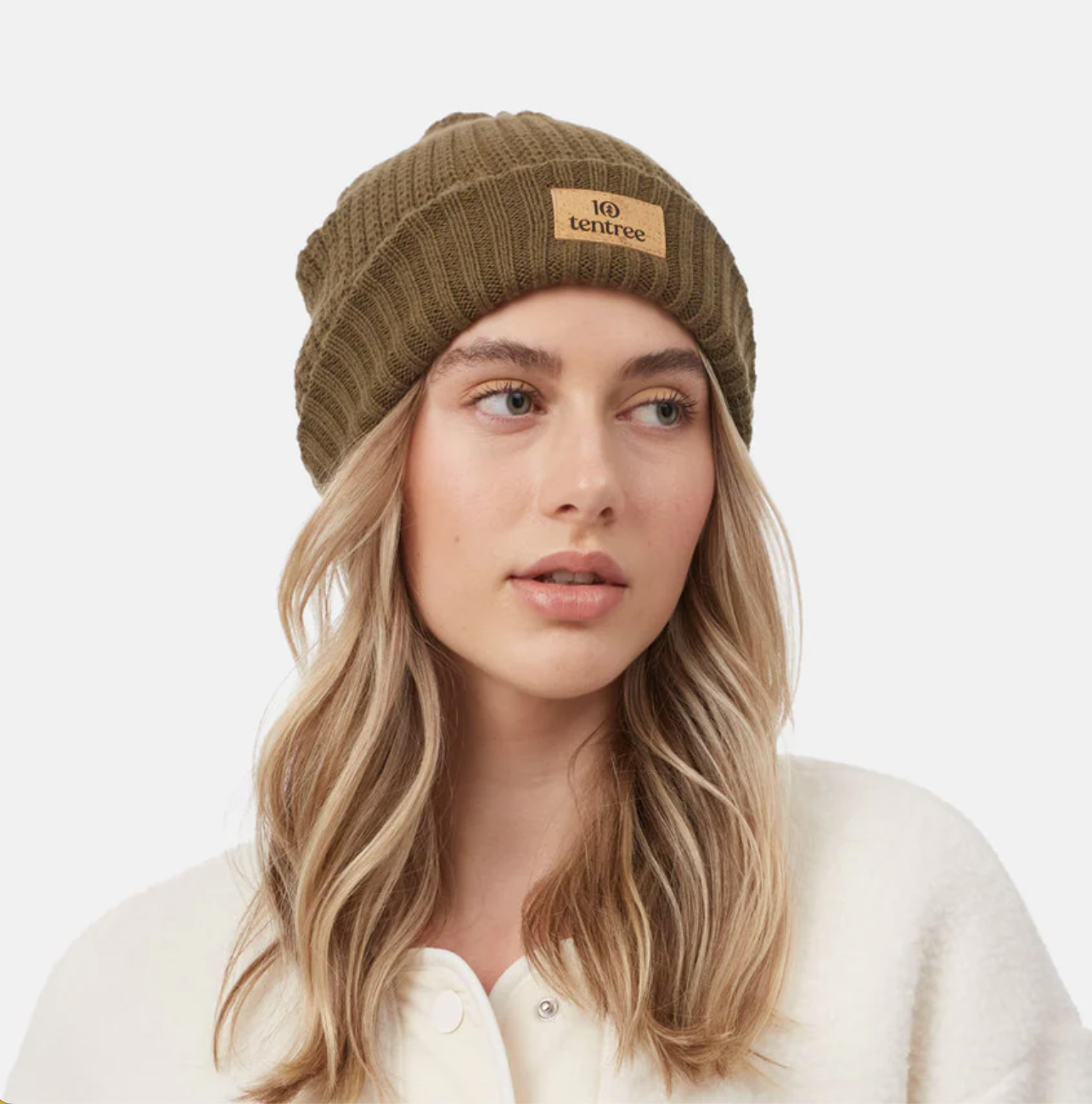 TenTree Cork Patch Beanie