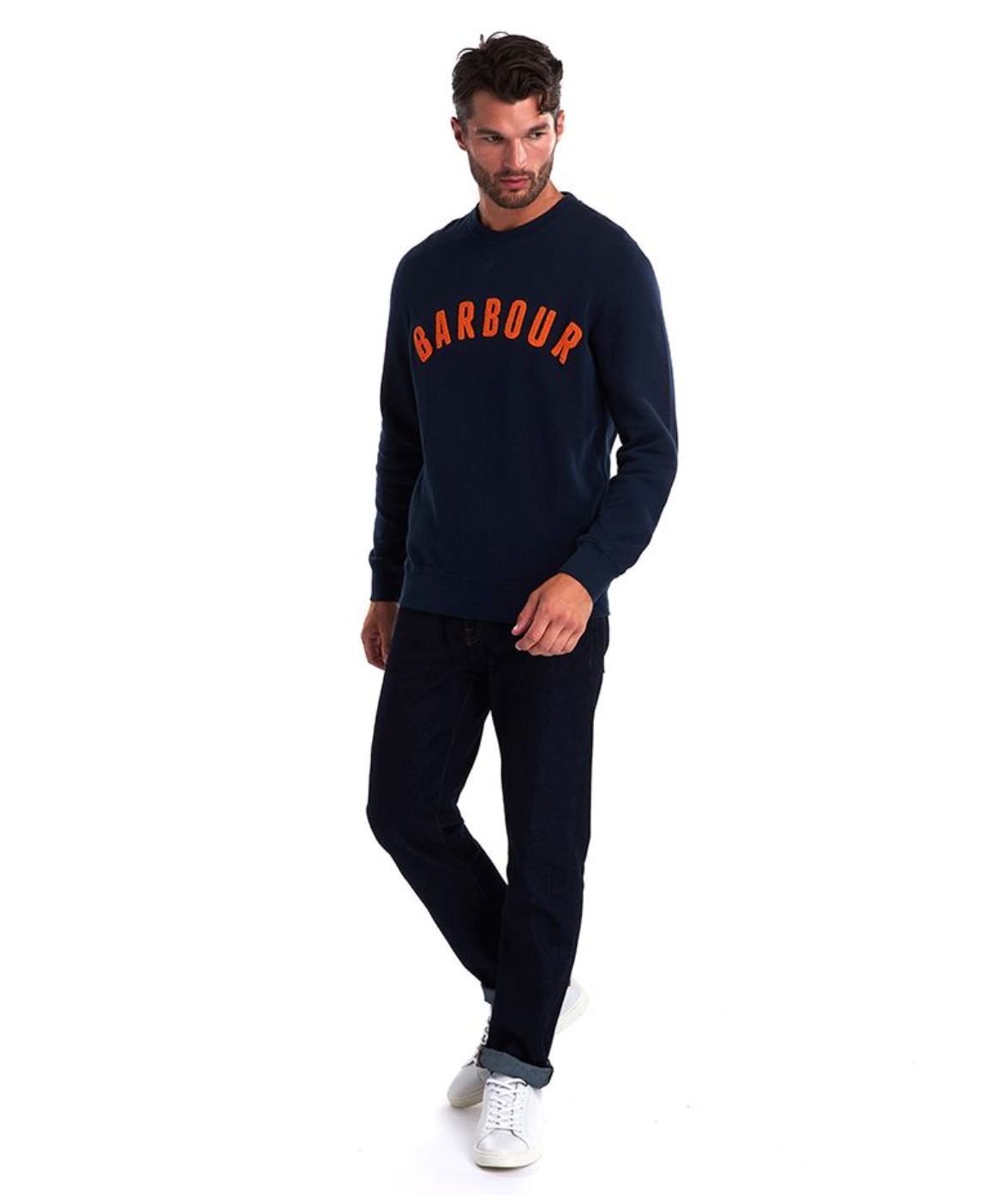 Barbour Men's Essential Prep Logo Crew