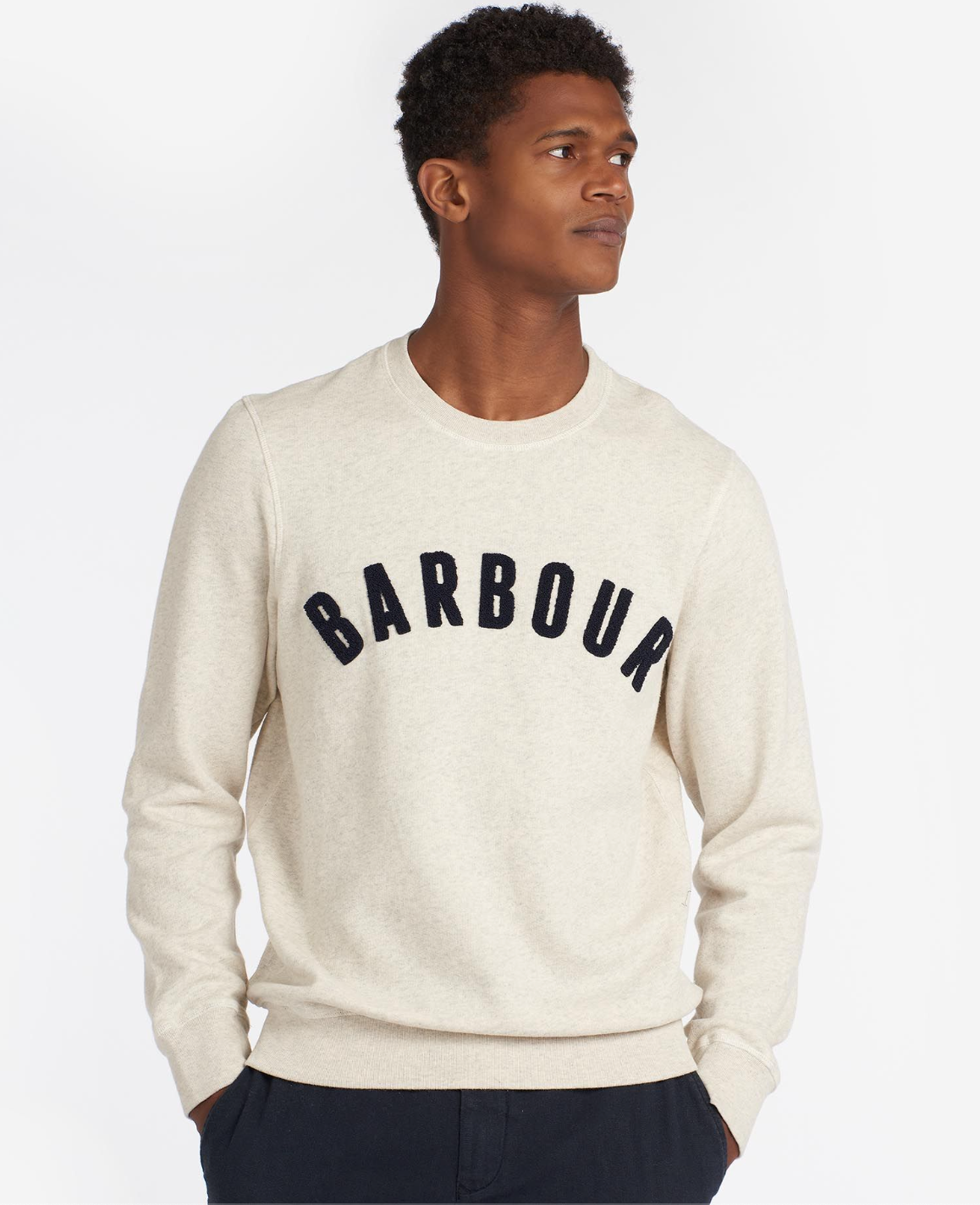 Barbour crew deals neck sweater