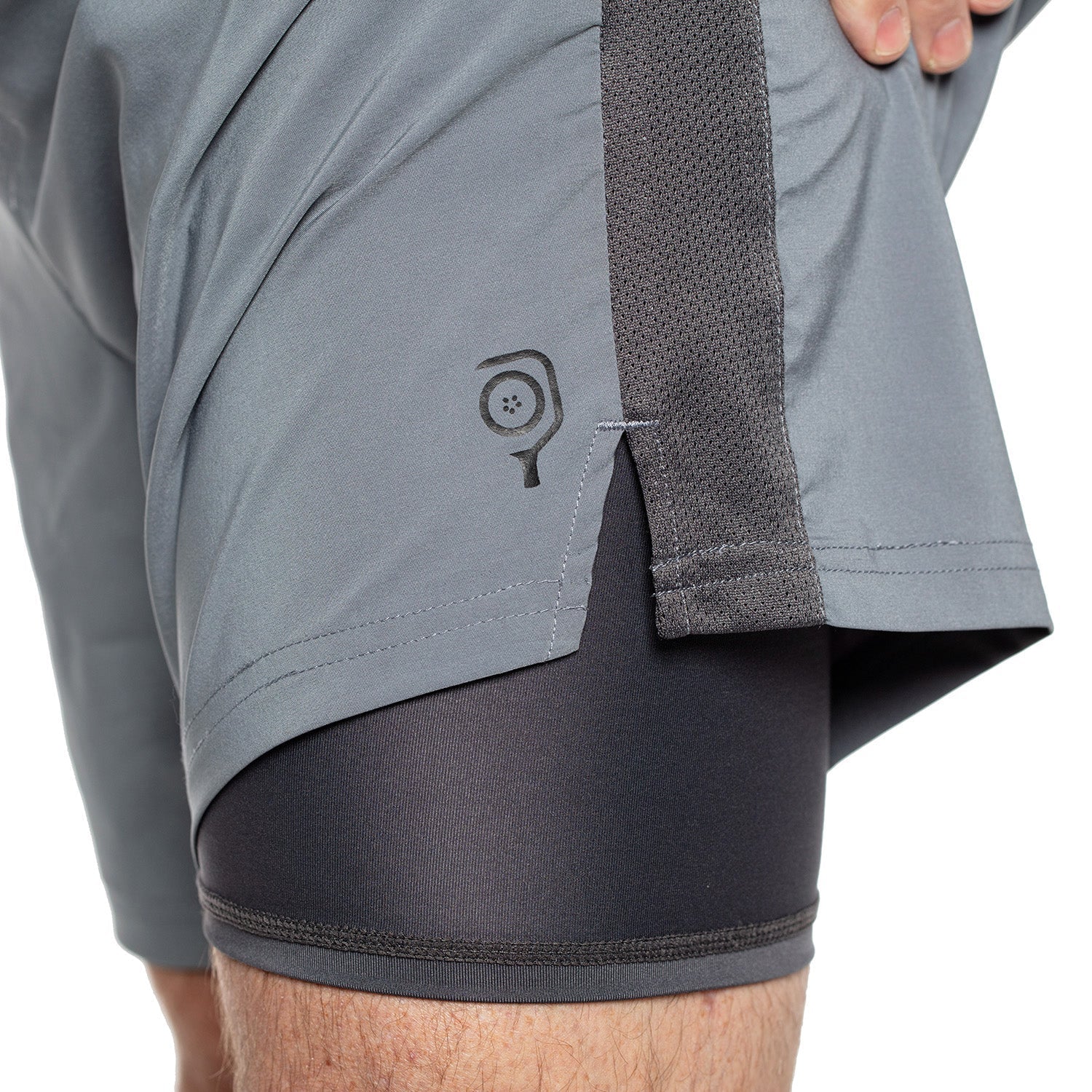 Baddle Men's 6" 2-in-1 Pickleball Short with Compression Liner