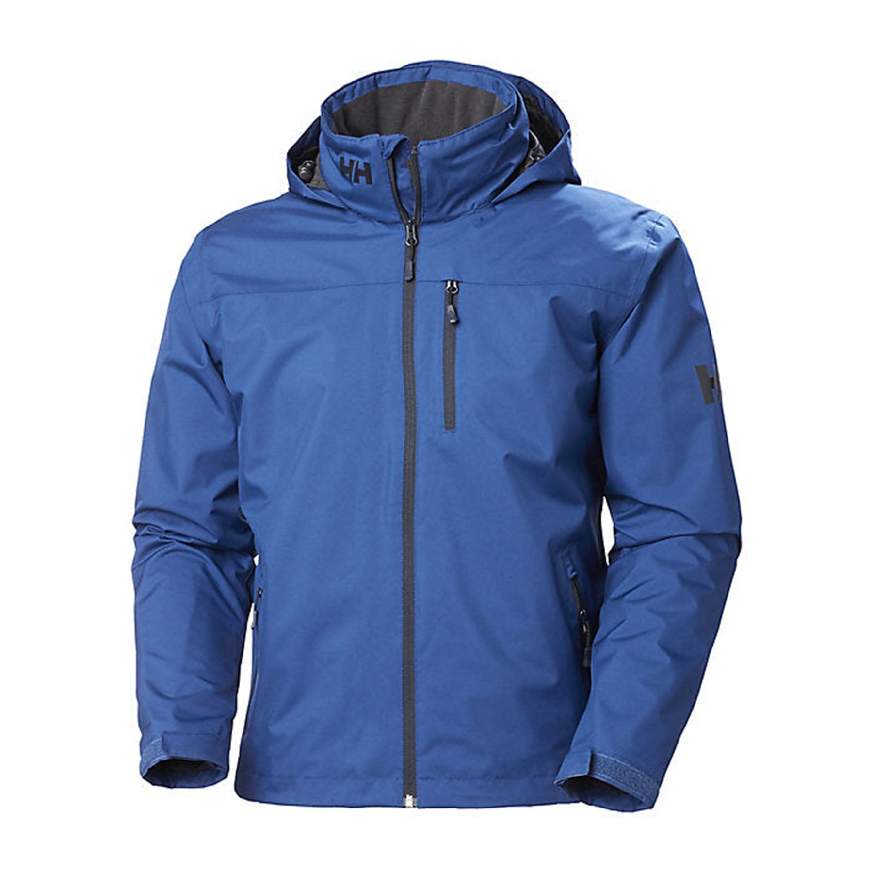Hero image of the Helly Hansen Crew Hooded Jacket in deep fjord
