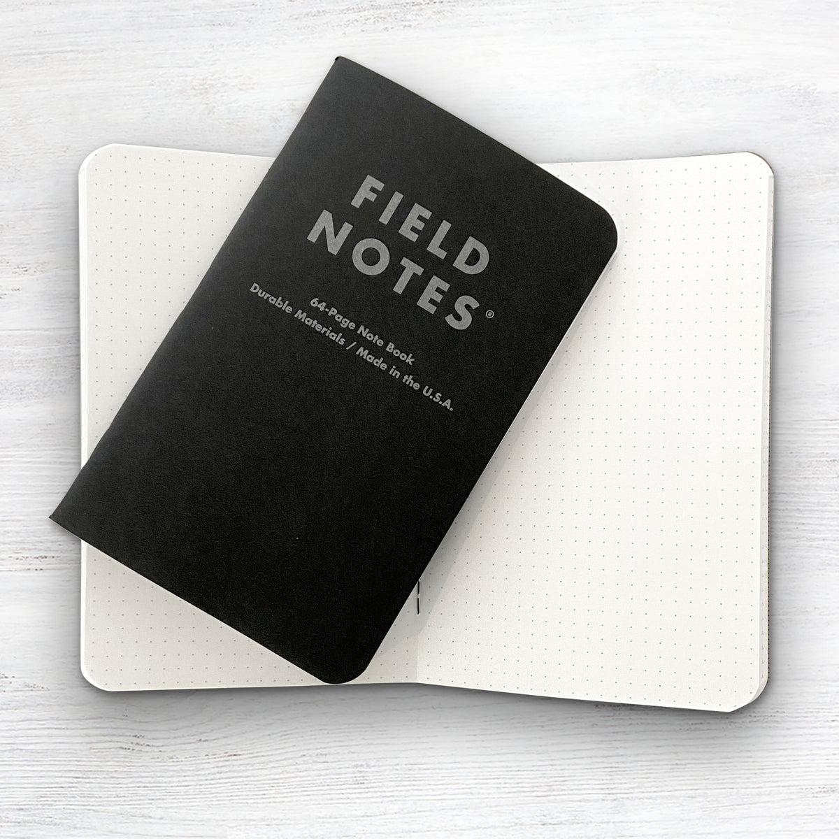 Field Notes Pitch Black Dot Graph Note Book 2-Pack