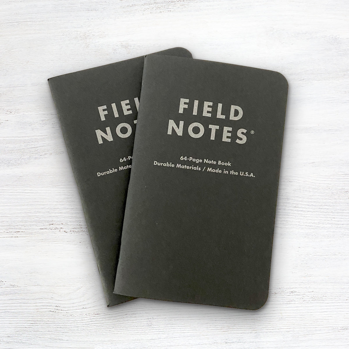 Field Notes Pitch Black Ruled Note Book 2-Pack