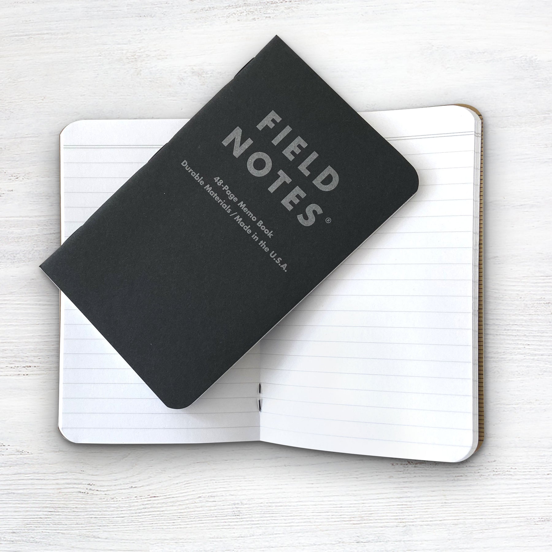 Field Notes Pitch Black Ruled Memo Book 3-Pack
