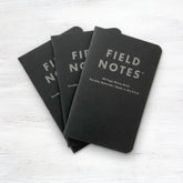 Field Notes Pitch Black Dot-Graph Memo Book 3-Pack