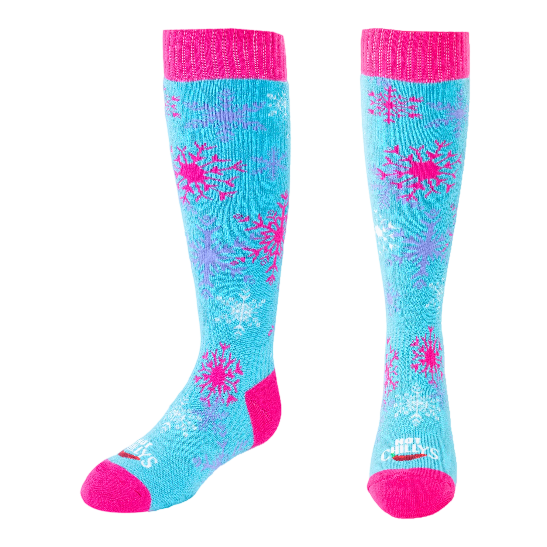 Hot Chillys Youth Snowflake MV Sock