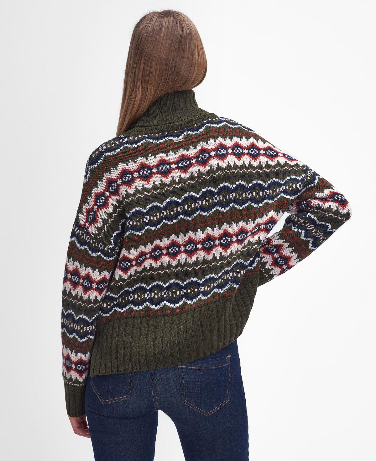 Barbour Helen Fair isle Roll-Neck Jumper