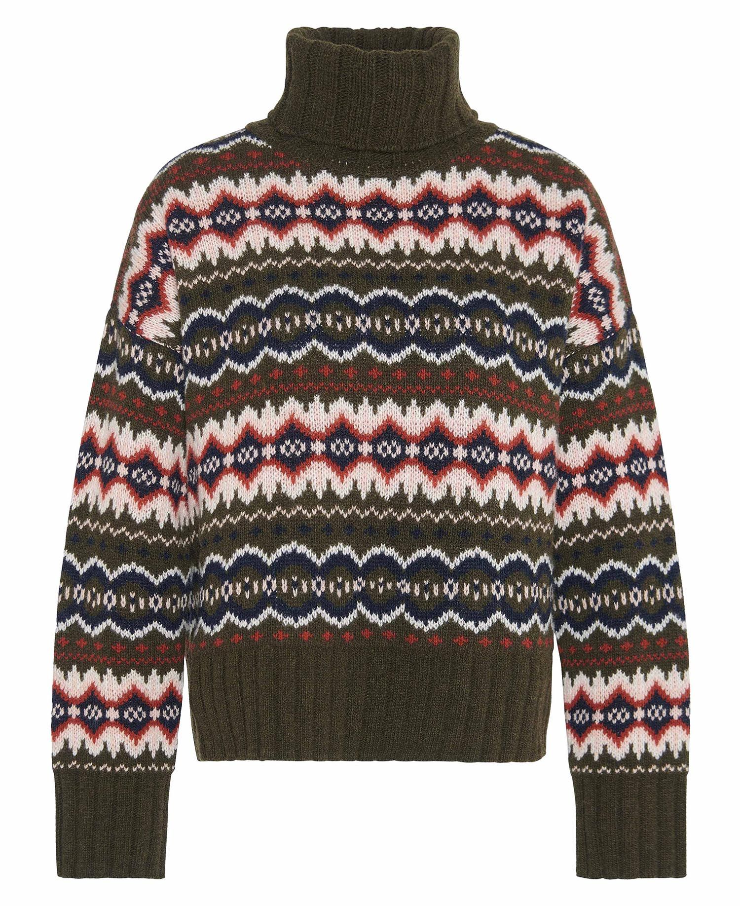 Barbour Helen Fair isle Roll Neck Jumper