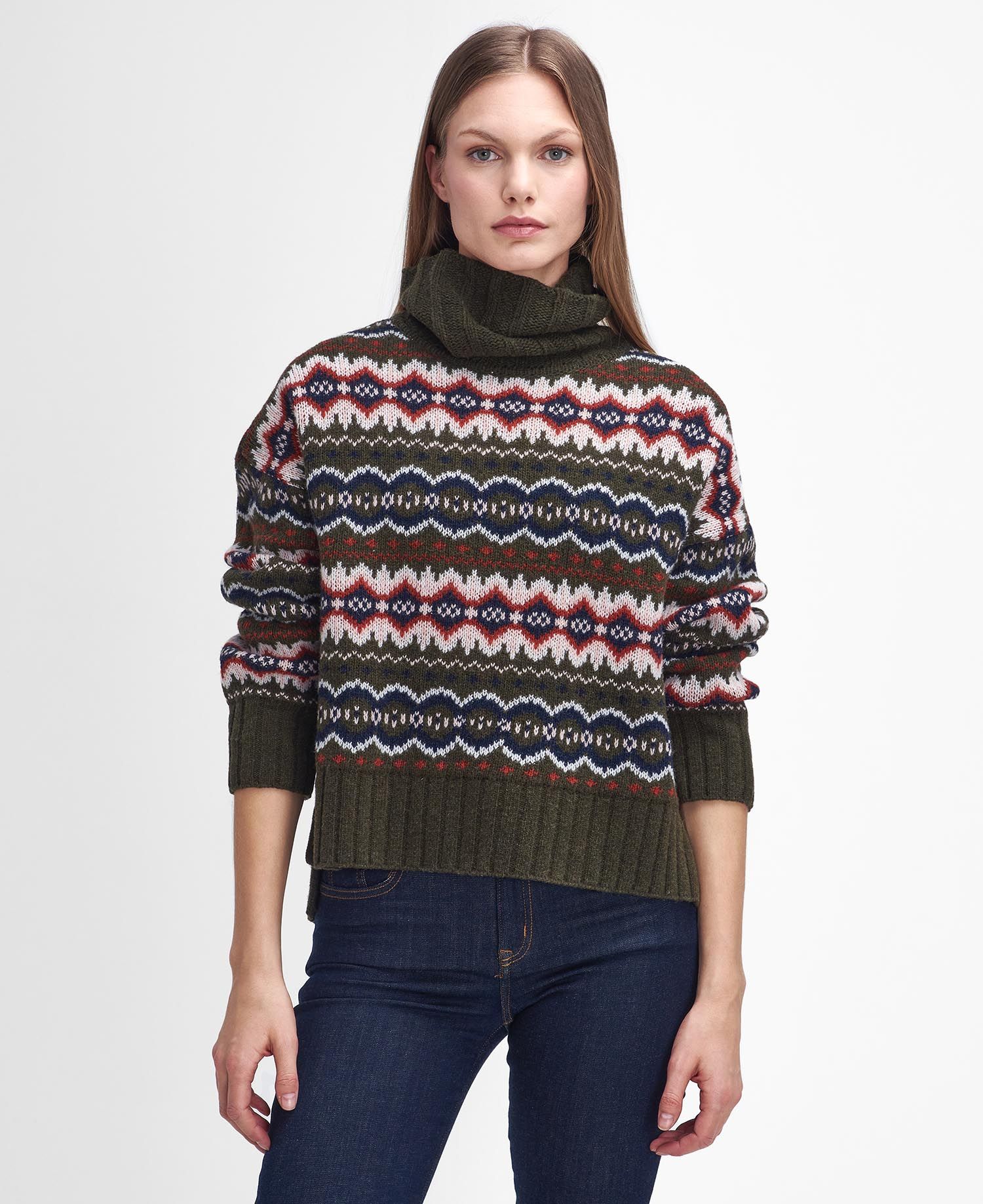 Barbour Helen Fair isle Roll-Neck Jumper