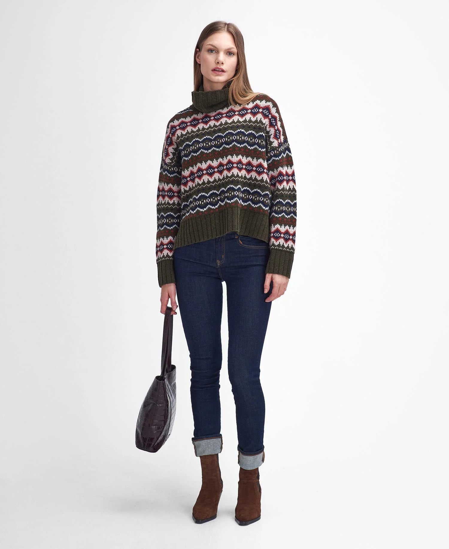 Barbour Helen Fair isle Roll-Neck Jumper