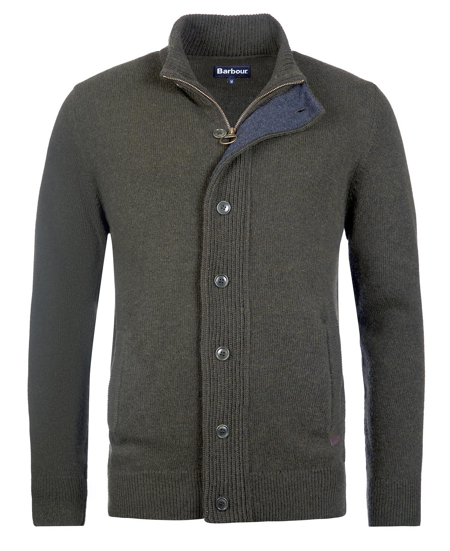 Barbour Essential Patch Zip Through Jumper