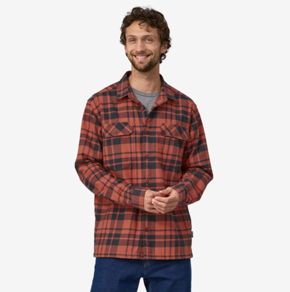 Patagonia Men's L/S Organic Cotton MW Fjord Flannel Shirt