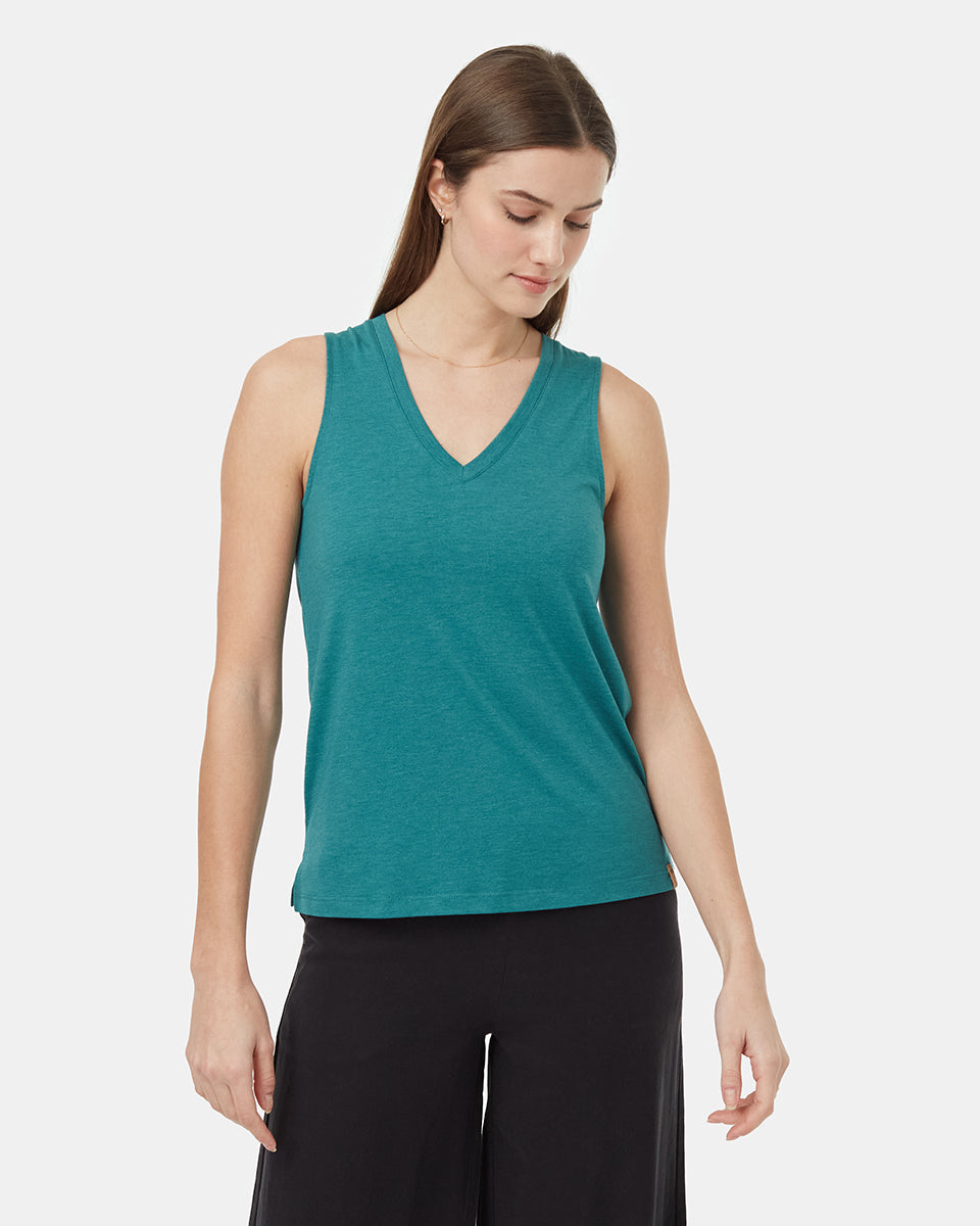 TenTree Women's TreeBlend V-Neck Tank