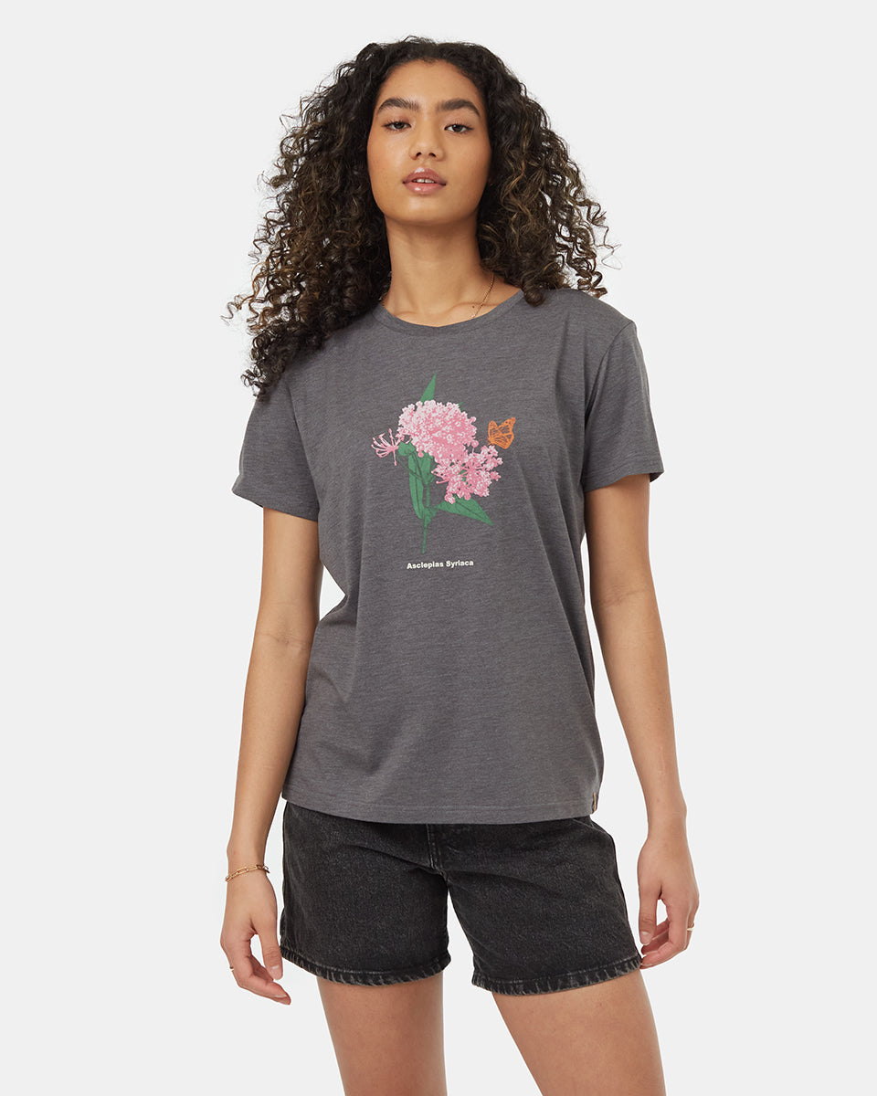 TenTree Women's Monarch Botanical T-Shirt